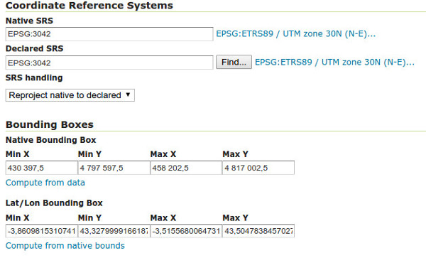 DEM file SRS definition in Data-tab